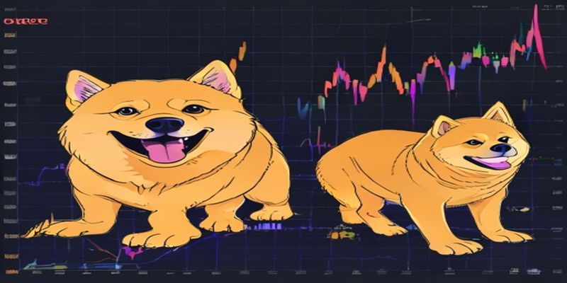 Bar chart comparing Pepe vs Dogecoin Twitter sentiment scores over 30 days, showing Pepe's volatility vs Dogecoin's stability